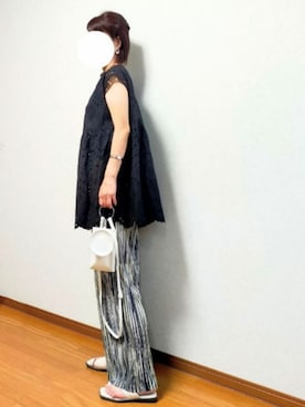 「Genri（ゲンリ）のアイテム」を使った、のんくる🌼さん（レディース・154cm）の夏コーディネート