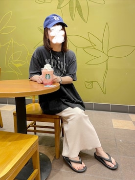 「FREE'S MART（フリーズマート）のアイテム（アクセサリー）」を使った、のんくる🌼さん（レディース・154cm）の夏コーディネート