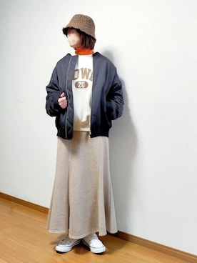 のんくる🌼さん（レディース・154cm）の冬コーディネート