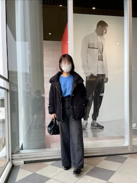 「cava cava（サヴァサヴァ）のアイテム（ブーツ）」を使った、のんくる🌼さん（レディース・154cm）の冬コーディネート
