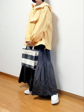 「アイテム（ブルゾン）」を使った、のんくる🌼さん（レディース・154cm）の冬コーディネート