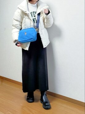 「Firsthand（ファーストハンド）のアイテム（ジャケット/アウター）」を使った、のんくる🌼さん（レディース・154cm）の冬コーディネート