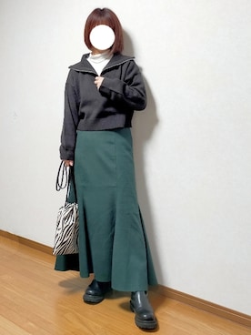 のんくる🌼さん（レディース・154cm）の冬コーディネート