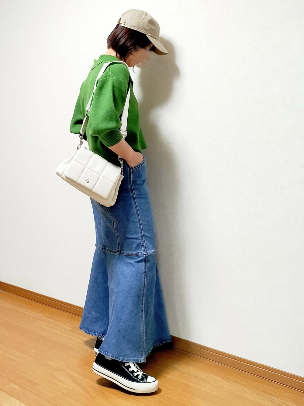 ã°ãªãŒã³ç³»ã®ããã/ã»ãŒã¿ãŒããã«ãŒç³»ã®ããã ã¹ã«ãŒãããã¯ã€ãç³»ã®ã·ã§ã«ããŒããã°ãççšããã¬ãã£ãŒã¹ã®æ¥ã³ãŒãã£ããŒãã®1æç®ã®åç