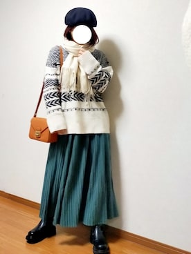 のんくる🌼さん（レディース・154cm）の冬コーディネート