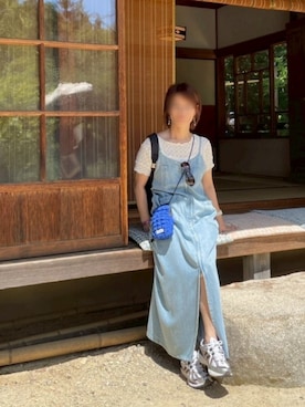 「アイテム（ワンピース/ドレス）」を使った、のんくる🌼さん（レディース・154cm）の夏コーディネート