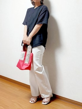 「リエディ(Re:EDIT)」｜のんくる🌼さん（レディース・154cm）の夏コーディネート