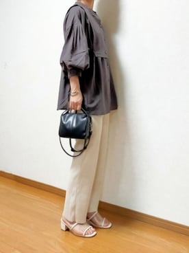 「アイテム（バングル/リストバンド）」を使った、のんくる🌼さん（レディース・154cm）の夏コーディネート