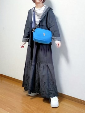 「EPICKS（エピックス）のアイテム（ジャケット/アウター）」を使った、のんくる🌼さん（レディース・154cm）の春コーディネート