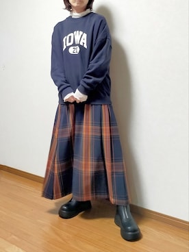 のんくる🌼さん（レディース・154cm）の秋コーディネート