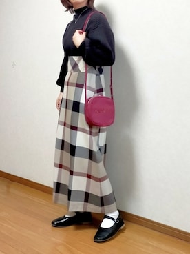 「zucca」｜「アイテム（アクセサリー）」を使った、のんくる🌼さん（レディース・154cm）の秋コーディネート