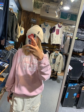 「STANCE(スタンス)のアイテム(帽子)」を使った、yuzuyuzuuuuuuuさん(レディース・160cm)の秋コーディネート