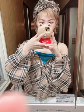 「EMODA（エモダ）のアイテム（財布/小物）」を使った、nyankoromaru⋆*ೄさん（レディース・152cm）の夏コーディネート