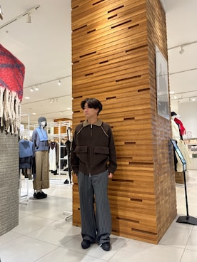 「SENSE OF PLACE by URBAN RESEARCH（センスオブプレイスバイアーバンリサーチ）のConverse　ALL STAR CHUNK MS OX（その他シューズ）」を使った、0715tarorinさん（メンズ・164cm）の秋コーディネート