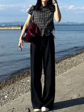 「coca（coca）（コカ）のアイテム」を使った、ユウカさん（レディース・165cm）の夏コーディネート