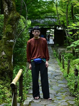 こばやしさん（メンズ・180cm）の夏コーディネート