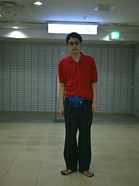 こばやしさんの（JOHN SMEDLEY | ジョンスメドレー）を使ったコーディネート