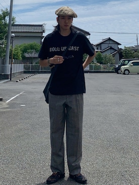「COMESANDGOES」｜「アイテム（その他）」を使った、こばやしさん（メンズ・180cm）の夏コーディネート