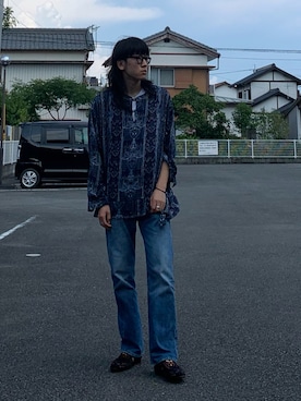 「aie」｜「アイテム（その他シューズ）」を使った、こばやしさん（メンズ・180cm）の夏コーディネート