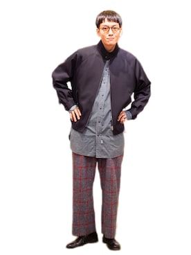 「The CLASIK（ザクラシック）のアイテム」を使った、こばやしさん（メンズ・180cm）の秋コーディネート