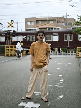 こばやしさん（メンズ・180cm）の夏コーディネート