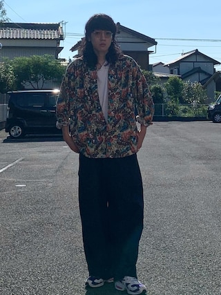 AiE  Painter Shirt – Marble Batik Print AiE（エーアイイー）の「【AiE / エーアイイー】Painter Shirt