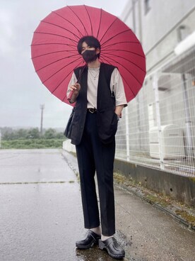 Uniqlo ユニクロ のtシャツ カットソー ベージュ系 を使ったメンズ人気ファッションコーディネート Wear