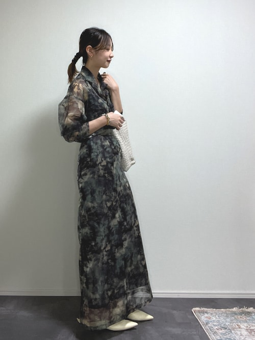 RIM.ARK（リムアーク）の「Exuding texture sheer SK（スカート