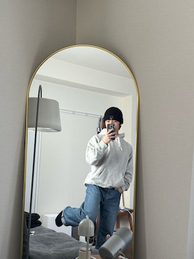 「COMOLI（コモリ）のアイテム」を使った、NNさん（メンズ・163cm）の冬コーディネート