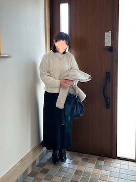 「BAYFLOW（ベイフロー）のアイテム」を使った、bokuko111さん（レディース・167cm）の冬コーディネート