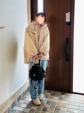 「BAYFLOW（ベイフロー）のアイテム」を使った、bokuko111さん（レディース・167cm）の冬コーディネート