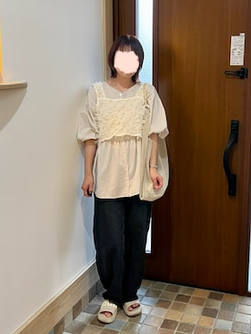 「Samansa Mos2（サマンサ モスモス）のアイテム」を使った、bokuko111さん（レディース・167cm）の夏コーディネート