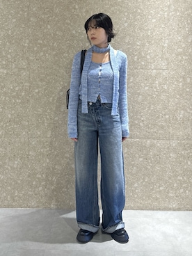 「MOUSSY（マウジー）のアイテム」を使った、rinoさん（骨格ウェーブ・レディース・158cm）の秋コーディネート