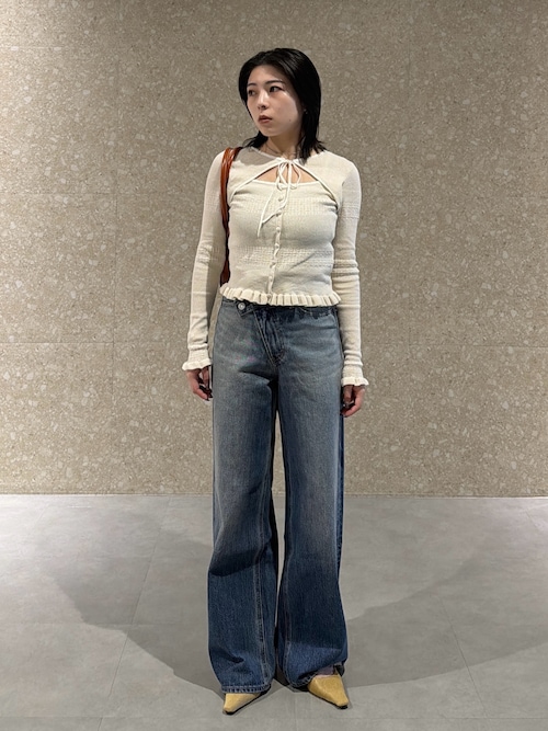 MOUSSY（マウジー） ニット セーター 「26年SS新作」BOW DESIGN