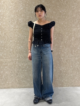 「アイテム（パンプス）」を使った、梨乃 | rinoさん（レディース・158cm）の夏コーディネート