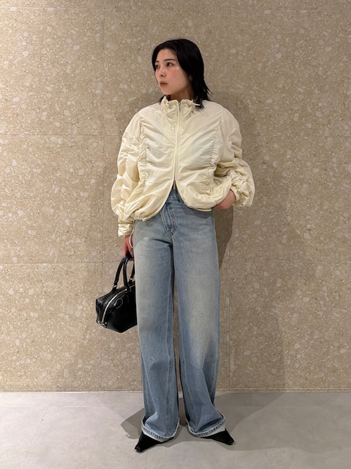 CROSS WAIST WIDE STRAIGHT / クロスウエストワイドストレート（デニム