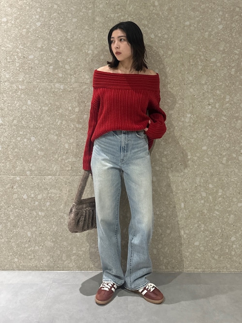 セール】HW DAMAGE LOOSE STRAIGHT（デニムパンツ）｜MOUSSY（マウジー