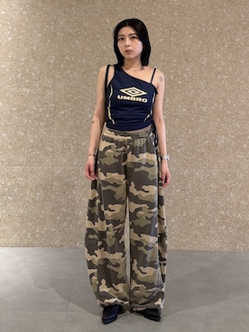 「MOUSSY（マウジー）のアイテム（パンツ）」を使った、rinoさん（レディース・158cm）の春コーディネート