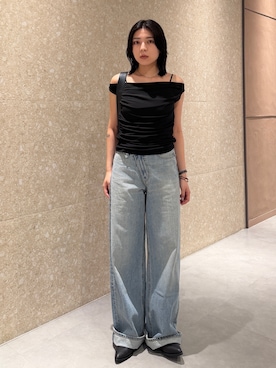 「MOUSSY（マウジー）のアイテム」を使った、rinoさん（レディース・158cm）の夏コーディネート