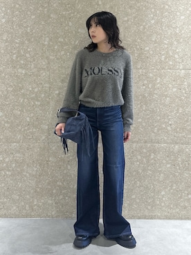 「MOUSSY（マウジー）のアイテム」を使った、rinoさん（骨格ウェーブ・レディース・158cm）の秋コーディネート