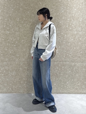 「MOUSSY（マウジー）のアイテム」を使った、rinoさん（骨格ウェーブ・レディース・158cm）の秋コーディネート