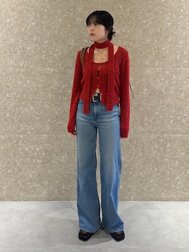 「MOUSSY（マウジー）のアイテム」を使った、rinoさん（骨格ウェーブ・レディース・158cm）の秋コーディネート