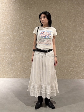 「MOUSSY（マウジー）のアイテム」を使った、rinoさん（レディース・158cm）の春コーディネート