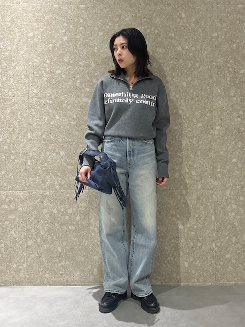 セール】HW DAMAGE LOOSE STRAIGHT（デニムパンツ）｜MOUSSY（マウジー