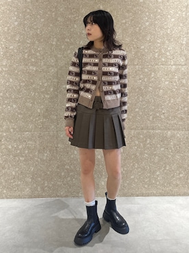 「MOUSSY（マウジー）のアイテム」を使った、rinoさん（骨格ウェーブ・レディース・158cm）の秋コーディネート