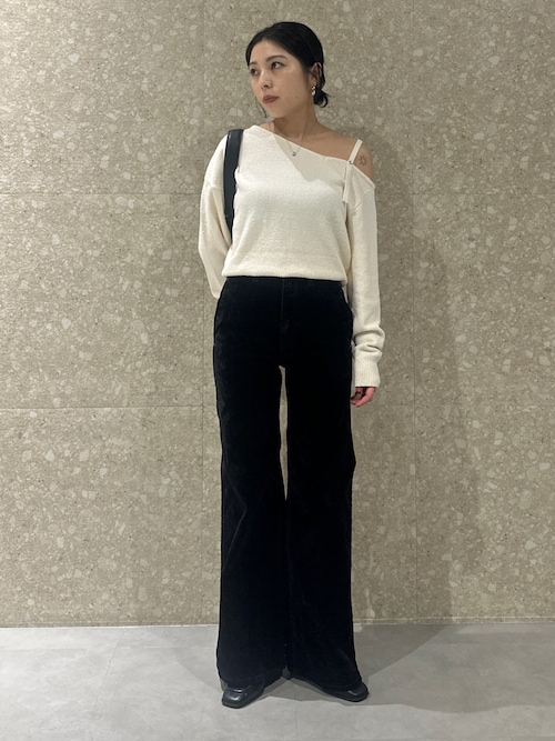 25年AW新作】【セットアップ対応】VELVET LONG LEG FLARE（デニム