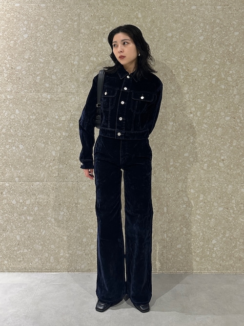 25年AW新作】【セットアップ対応】VELVET LONG LEG FLARE（デニム