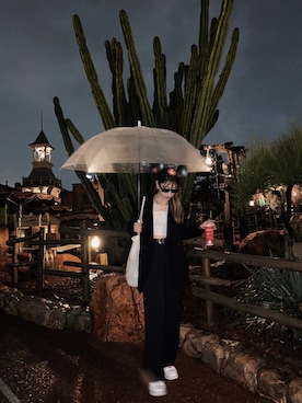 「JUEMI（ジュエミ）のアイテム（トップス）」を使った、Natsumiさん（レディース・160cm）の夏コーディネート