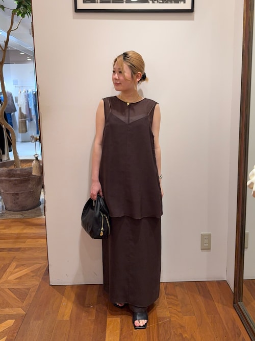 【JAPAN MADE】シアーノースリワンピース