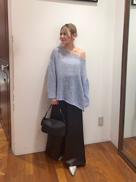 「GALENA（LOUNGEDRESS）（ガレナ）のアイテム」を使った、runa🌛さん（レディース・152cm）の秋コーディネート